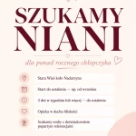 niania - zdjęcie ogłoszenia Poszukujemy niani