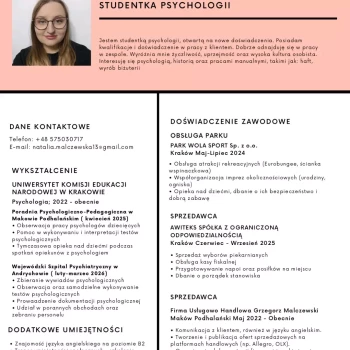 Opiekunka: Natalia M.
